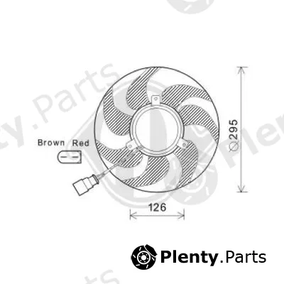 Diederichs DCL1243 — Fan, engine cooling DIEDERICHS Climate