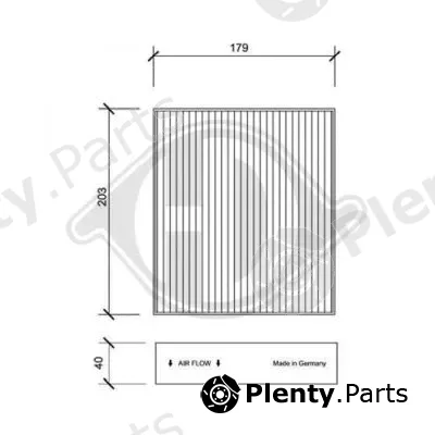 Diederichs DCI1124 — Filter, cabin air DIEDERICHS Climate