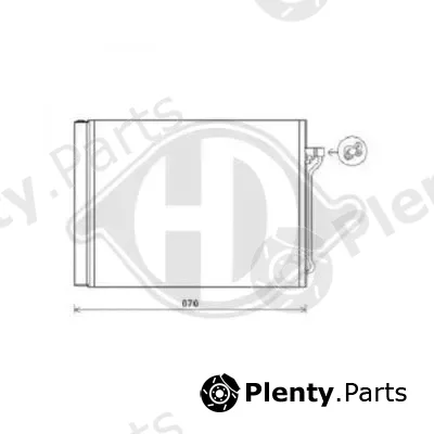 Diederichs DCC1574 — Condenser, air conditioning DIEDERICHS Climate