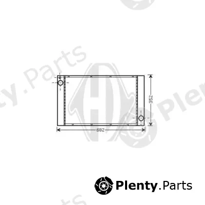 Diederichs DCM1582 — Radiator, engine cooling DIEDERICHS Climate