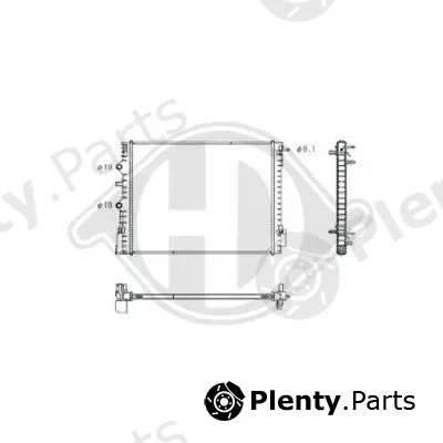 Diederichs DCM3981 — Radiator, engine cooling DIEDERICHS Climate