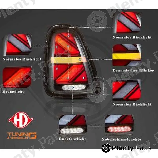 Diederichs 1206299 — Tail Light Assembly Set HD Tuning
