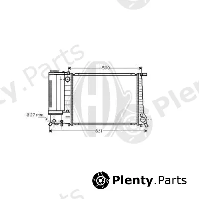 Diederichs DCM1542 — Radiator, engine cooling DIEDERICHS Climate