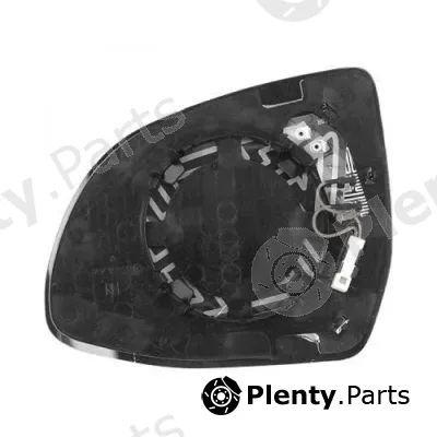 Diederichs 1293124 — Mirror Glass, exterior mirror
