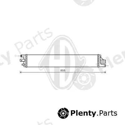 Diederichs DCM2966 — Radiator, engine cooling DIEDERICHS Climate