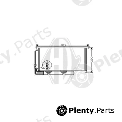 Diederichs DCC1684 — Condenser, air conditioning DIEDERICHS Climate