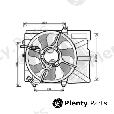 Diederichs 6805201 — Fan, engine cooling