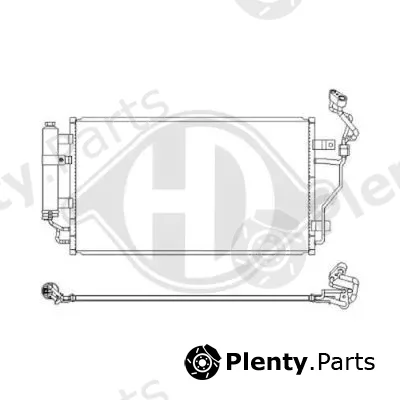 Diederichs DCC1986 — Condenser, air conditioning DIEDERICHS Climate