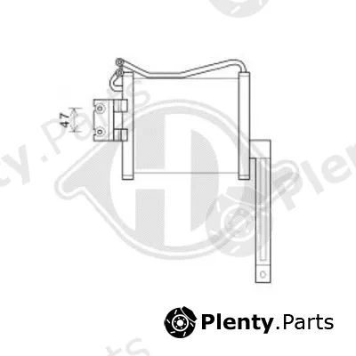 Diederichs DCO1091 — Oil Cooler, engine oil DIEDERICHS Climate