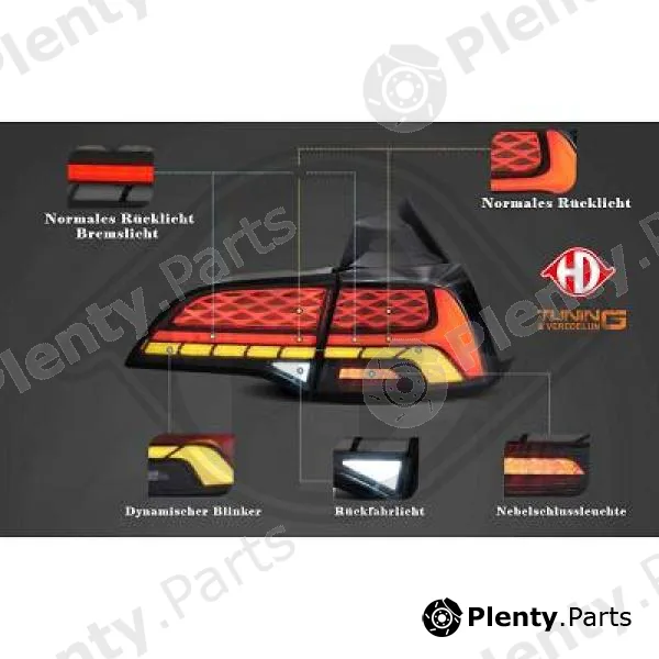 Diederichs 7930292 — Tail Light Assembly Set HD Tuning