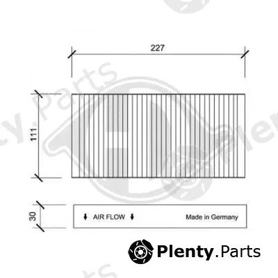 Diederichs DCI0088S — Filter, cabin air DIEDERICHS Climate