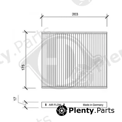 Diederichs DCI0108 — Filter, cabin air DIEDERICHS Climate
