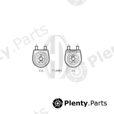 Diederichs DCO1087 — Oil Cooler, engine oil DIEDERICHS Climate
