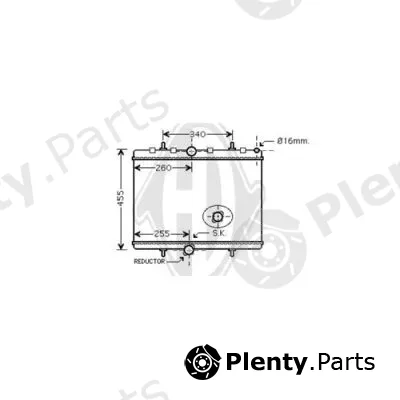 Diederichs DCM2816 — Radiator, engine cooling DIEDERICHS Climate