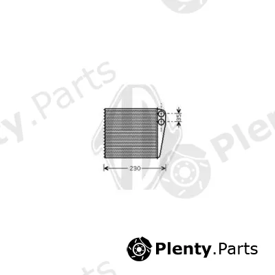 Diederichs DCM1251 — Heat Exchanger, interior heating DIEDERICHS Climate