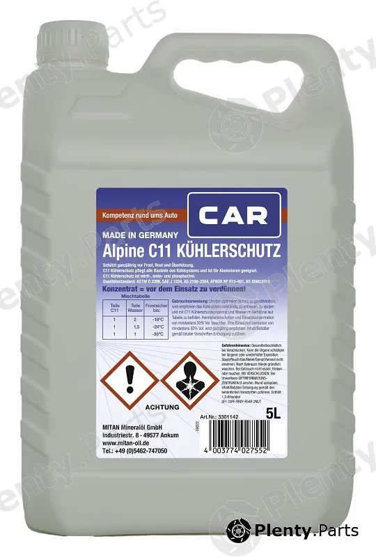 Caralpine 3301142 — Antifreeze CAR Alpine C11