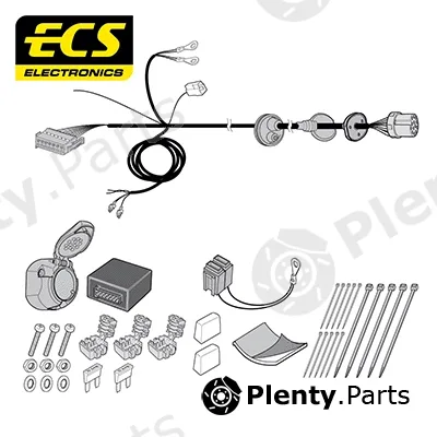ECS MB09713U — Electric Kit, trailer hitch