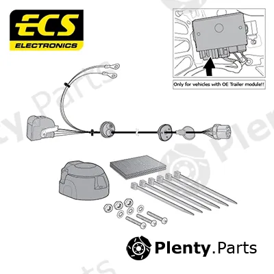 ECS VW26813MU — Electric Kit, trailer hitch
