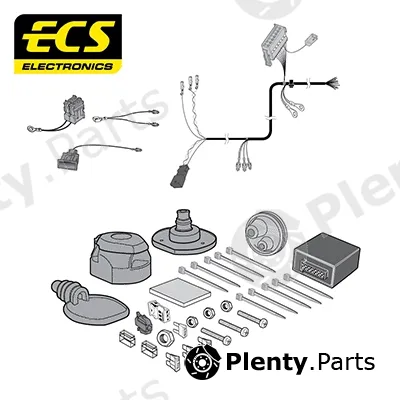 ECS AU037D1U — Electric Kit, trailer hitch
