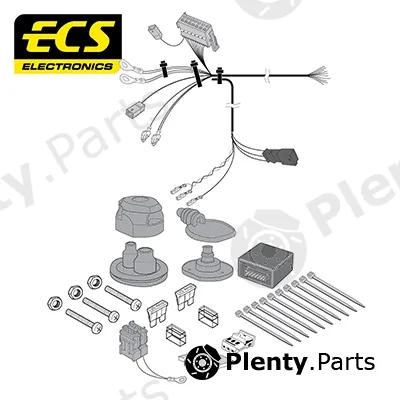 ECS AU030D1U — Electric Kit, trailer hitch
