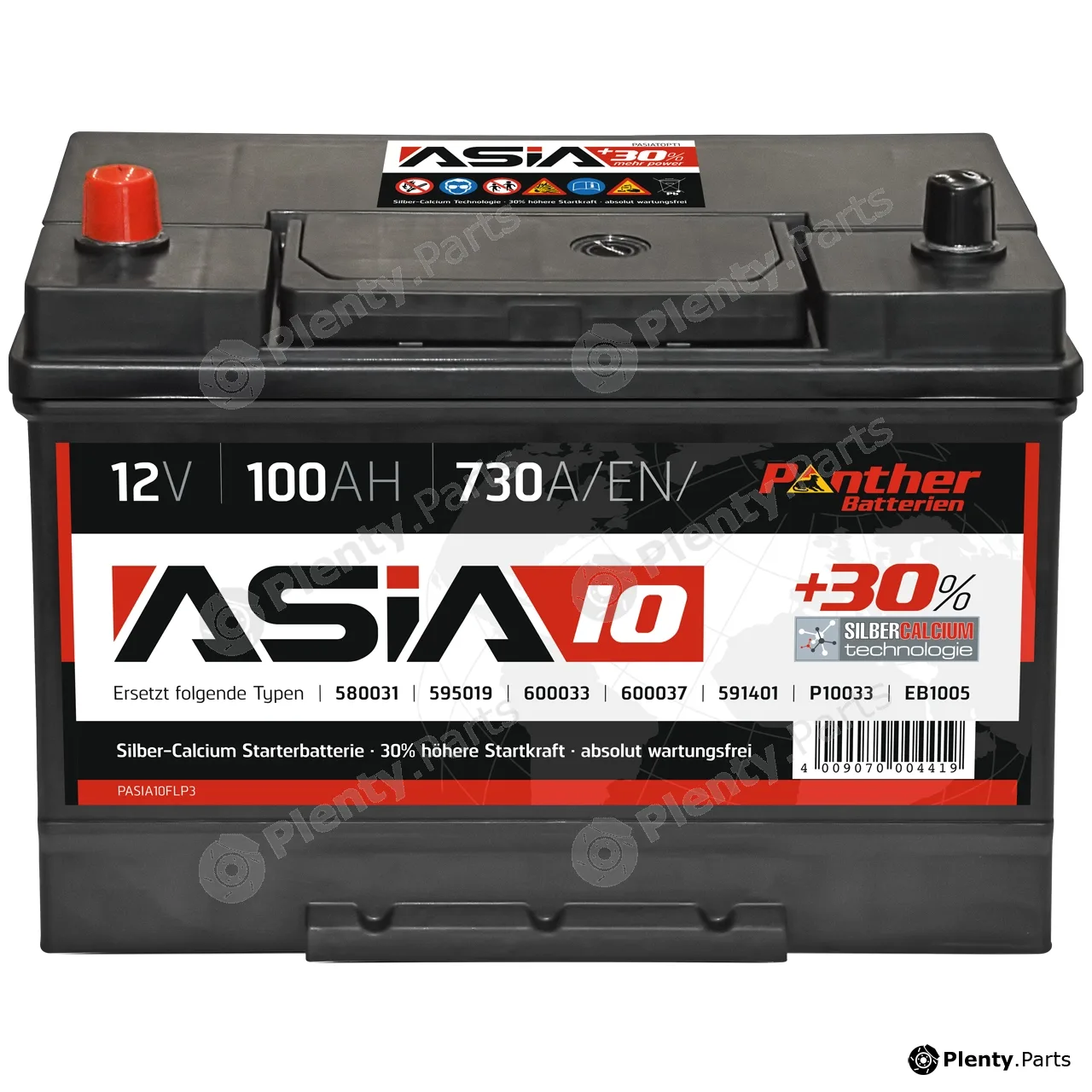 Panther SB.ASIA10 — Starter Battery Panther ASIA +30%