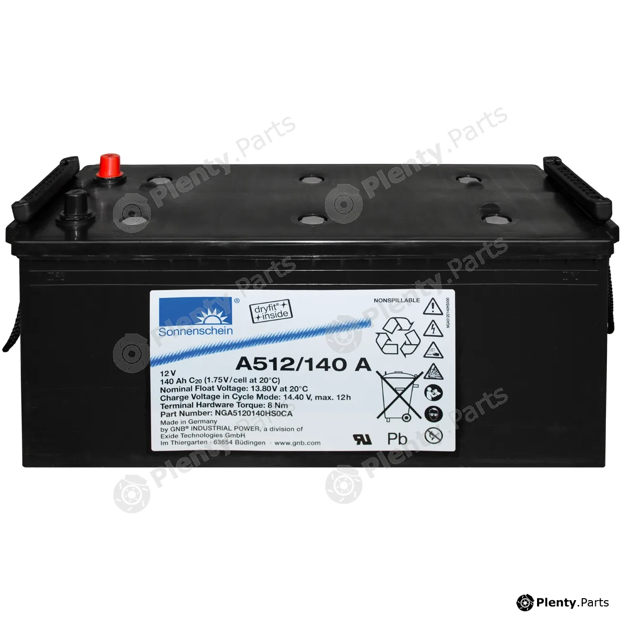 Panther A512-140A — Starter Battery Sonnenschein GEL Technologie