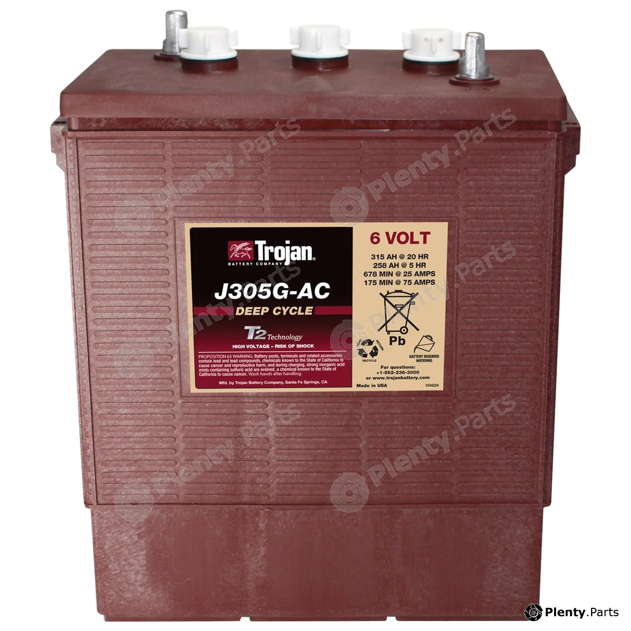 Panther AB.J305G-AC — Starter Battery Trojan Deep Cycle Block