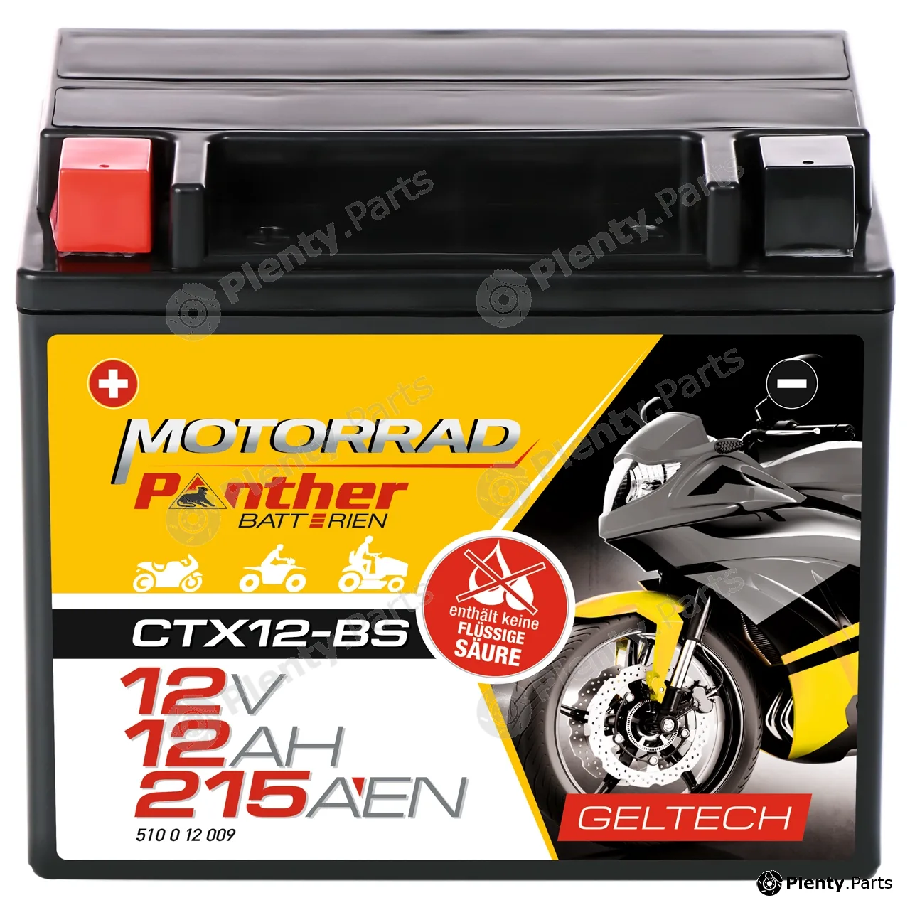 Panther GB.5101277 — Starter Battery Panther Motorrad GELTech