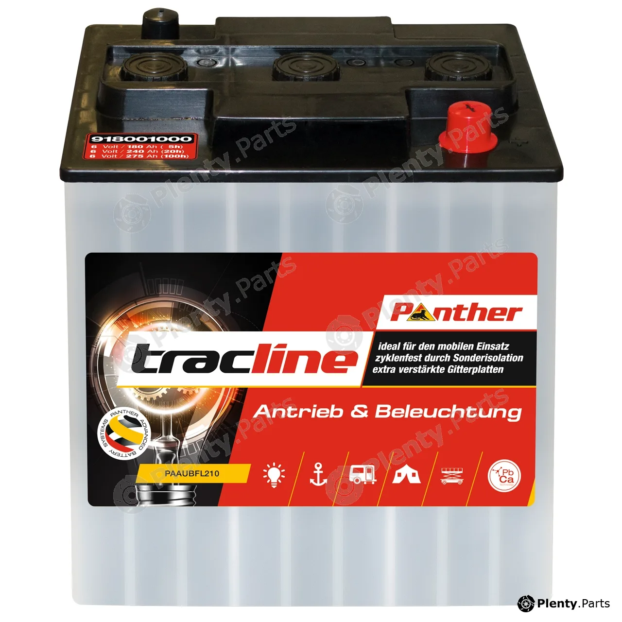 Panther AB.9180133 — Starter Battery Panther ABS tracline GEL Deep Cycle