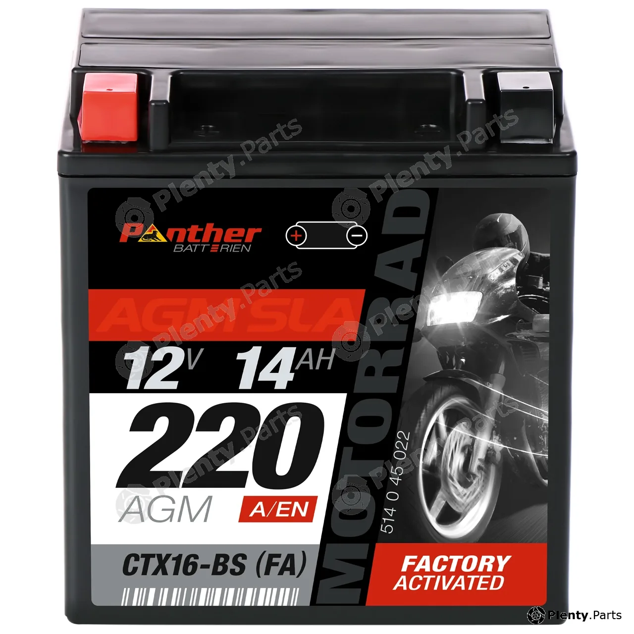 Panther MB.5144533 — Starter Battery Panther Motorrad AGMTech