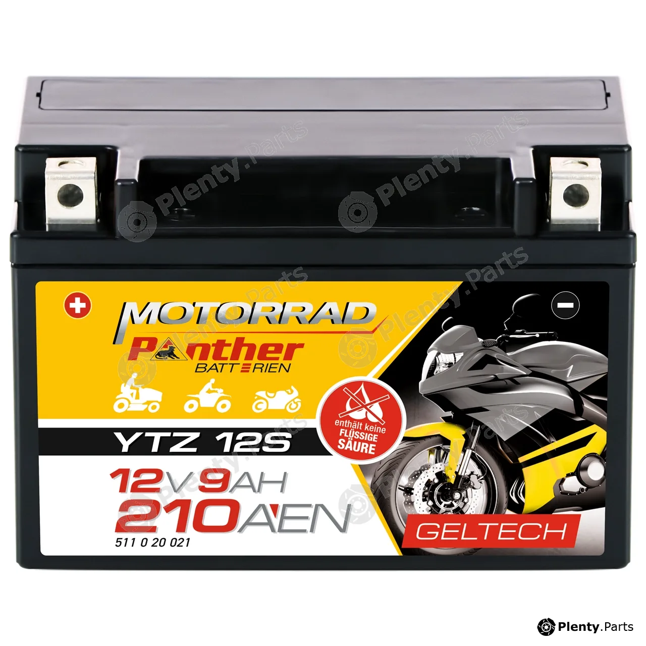 Panther GB.5112077 — Starter Battery Panther Motorrad GELTech