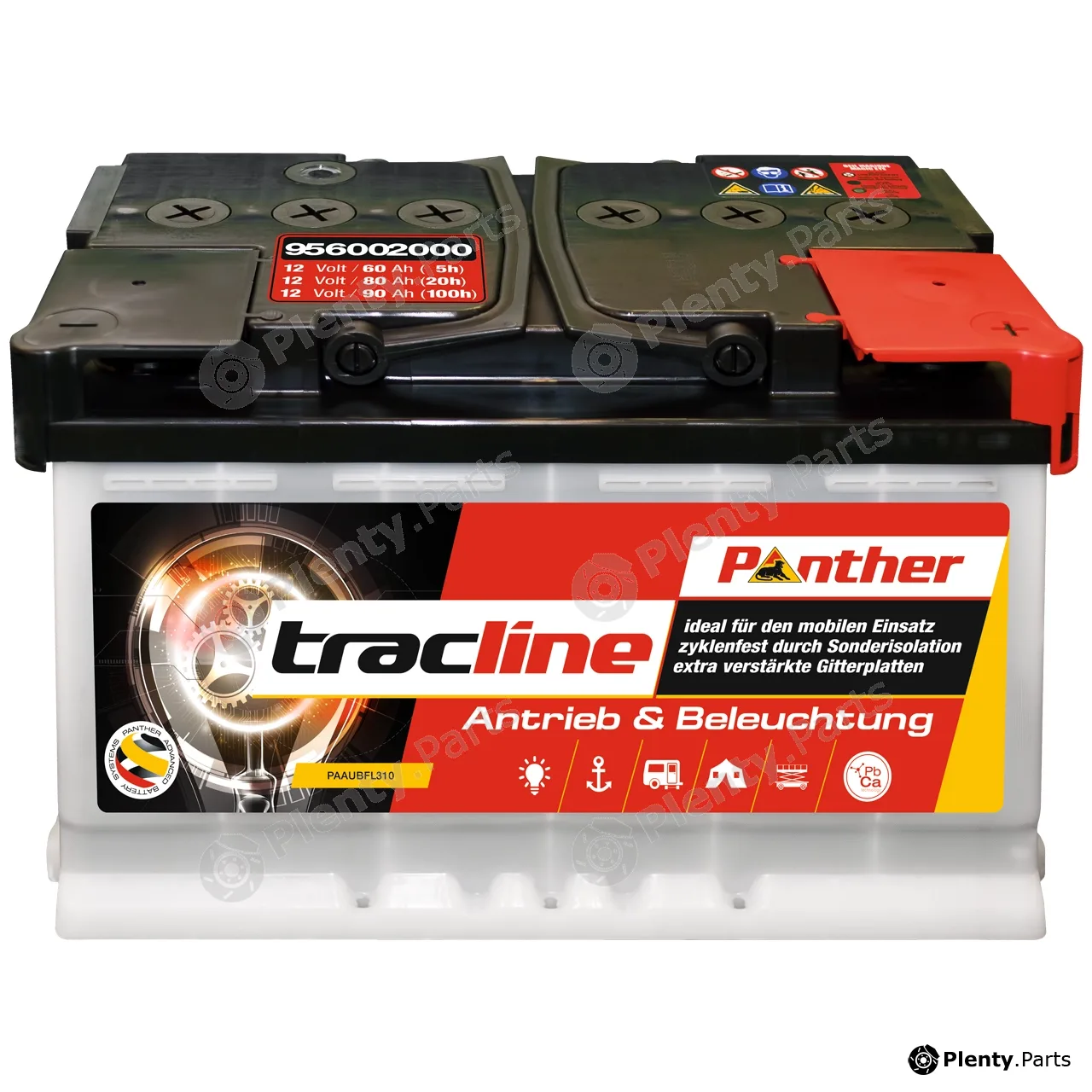 Panther AB.9560233 — Starter Battery Panther ABS tracline AGM DeepCycle
