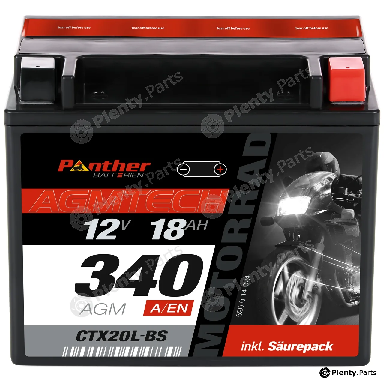 Panther MB.5201477 — Starter Battery Panther Motorrad AGMTech