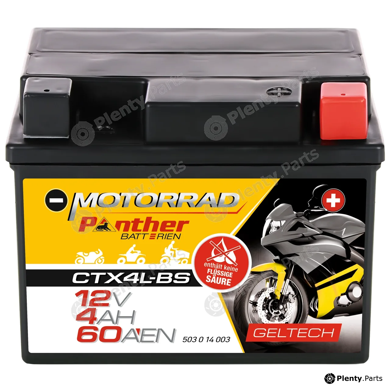 Panther GB.5031477 — Starter Battery Panther Motorrad GELTech