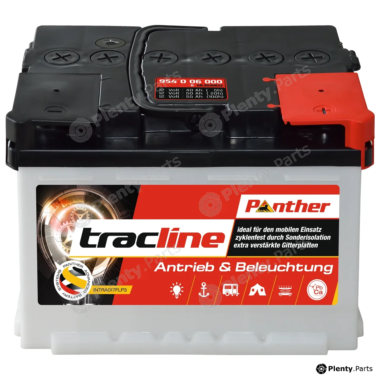 Panther AB.9546333 — Starter Battery Panther ABS tracline GEL Deep Cycle