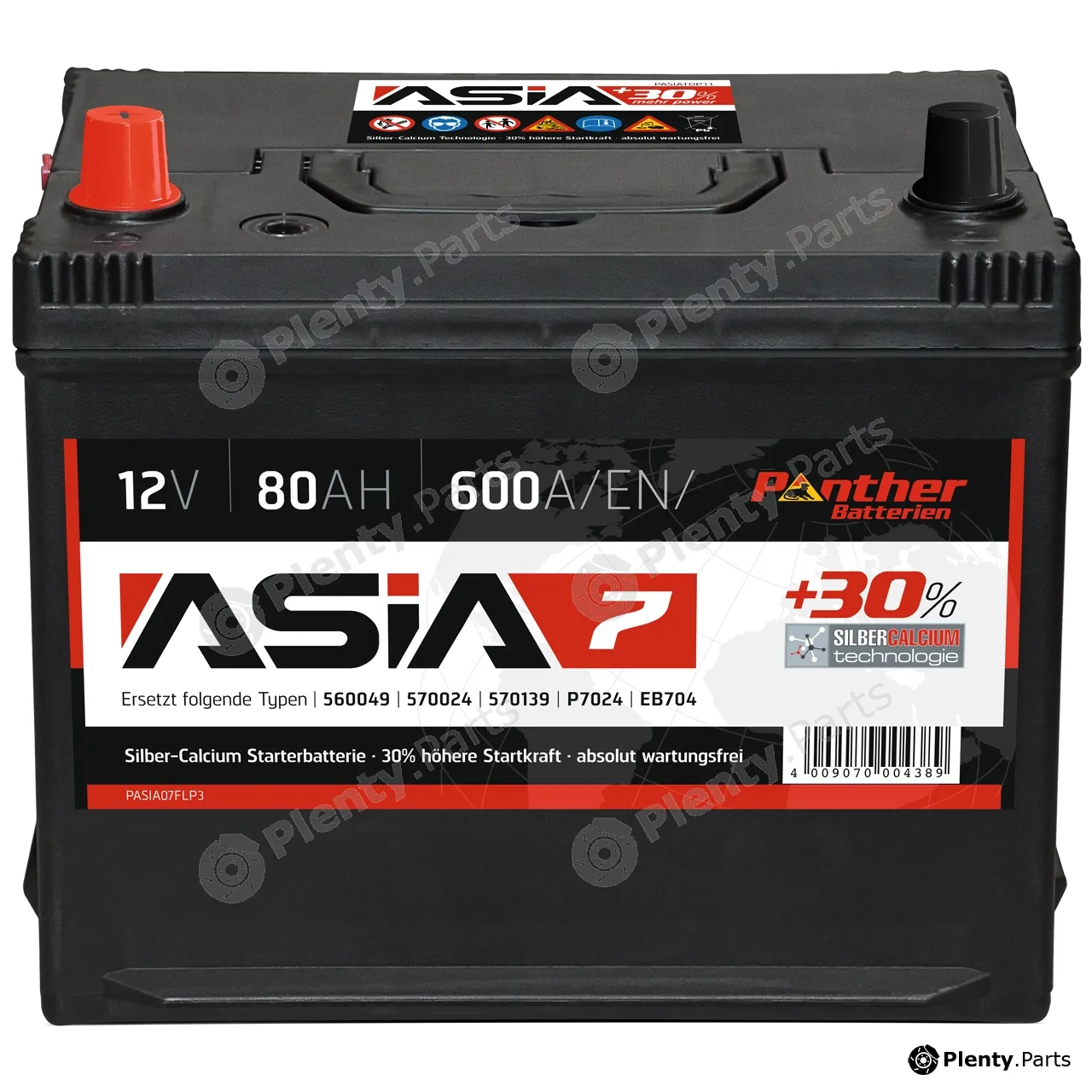Panther SB.ASIA07 — Starter Battery Panther ASIA +30%