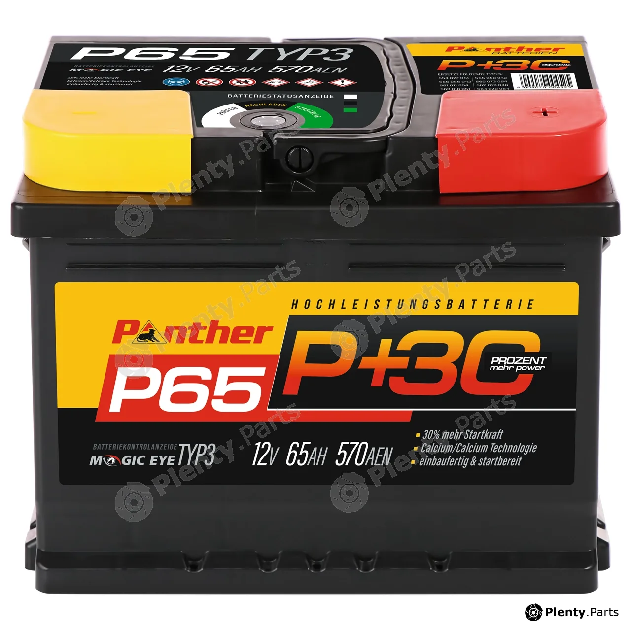 Panther SB.P65 — Starter Battery Panther P+30%