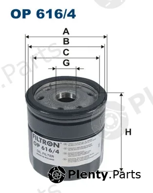 Filtron OP616/4 — Oil Filter