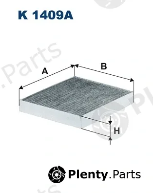 Filtron K1409A — Filter, cabin air