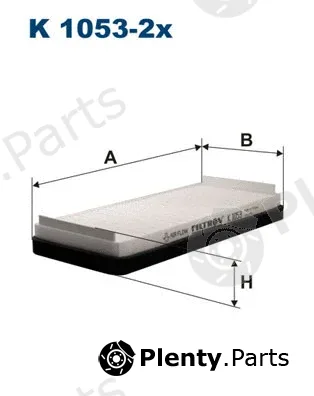 Filtron K1053-2x — Filter, cabin air
