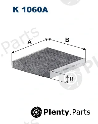 Filtron K1060A — Filter, cabin air