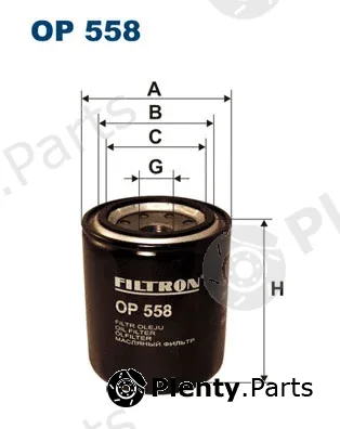 Filtron OP558 — Oil Filter