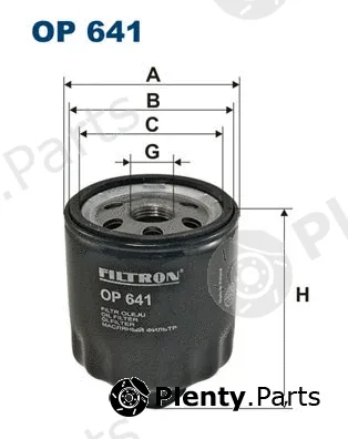 Filtron OP641 — Oil Filter