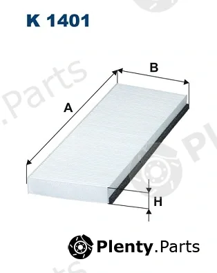 Filtron K1401 — Filter, cabin air