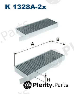 Filtron K1328A-2x — Filter, cabin air