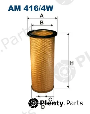 Filtron AM416/4W — Secondary Air Filter