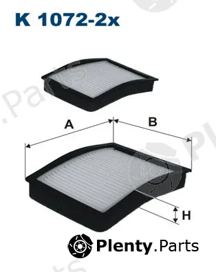 Filtron K1072-2x — Filter, cabin air