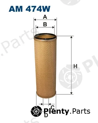 Filtron AM474W — Secondary Air Filter
