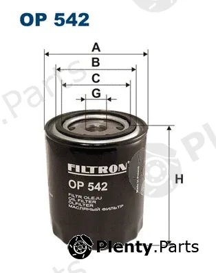 Filtron OP542 — Oil Filter