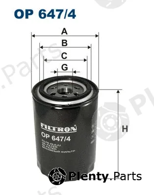 Filtron OP647/4 — Oil Filter